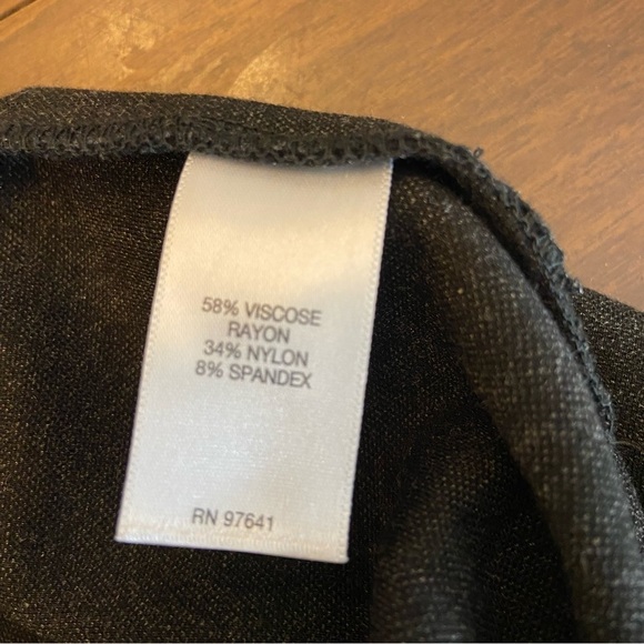 J.Jill Ponte Slim Leg Pants – Black & Gray Plaid (Petite M) - Picture 8 of 8